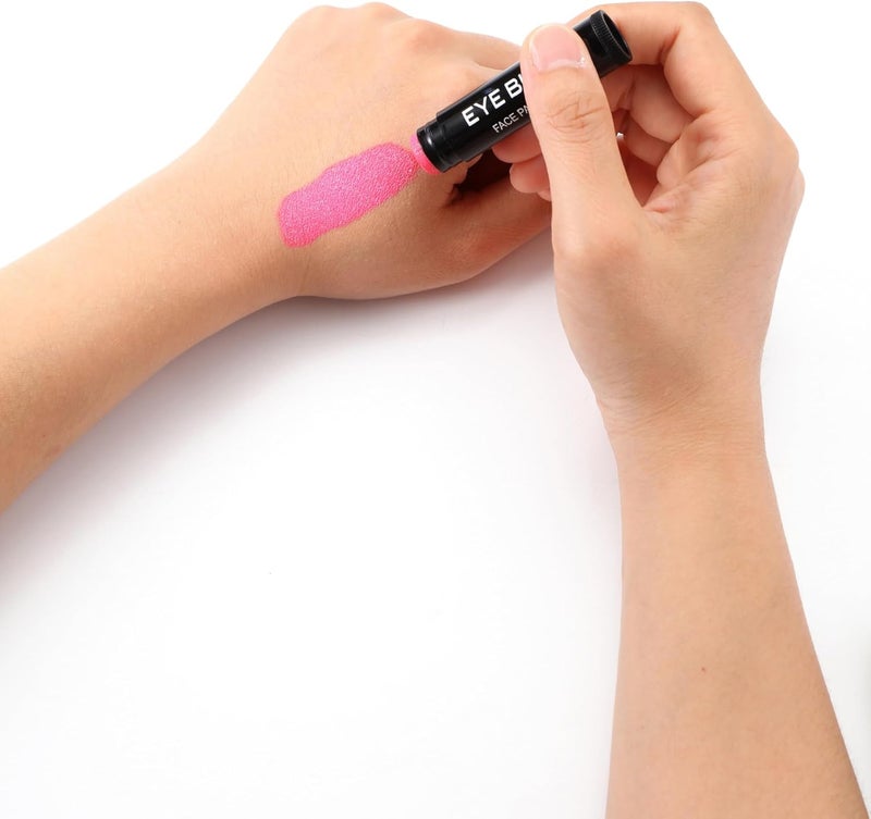 Wismee Hot Pink Eye Black Stick,Sports Glitter Eye Black for Baseball Football Softball, Anti-Glare Under Eye Grease Stick Sports Favor Spirit Day Accessories - Image 5